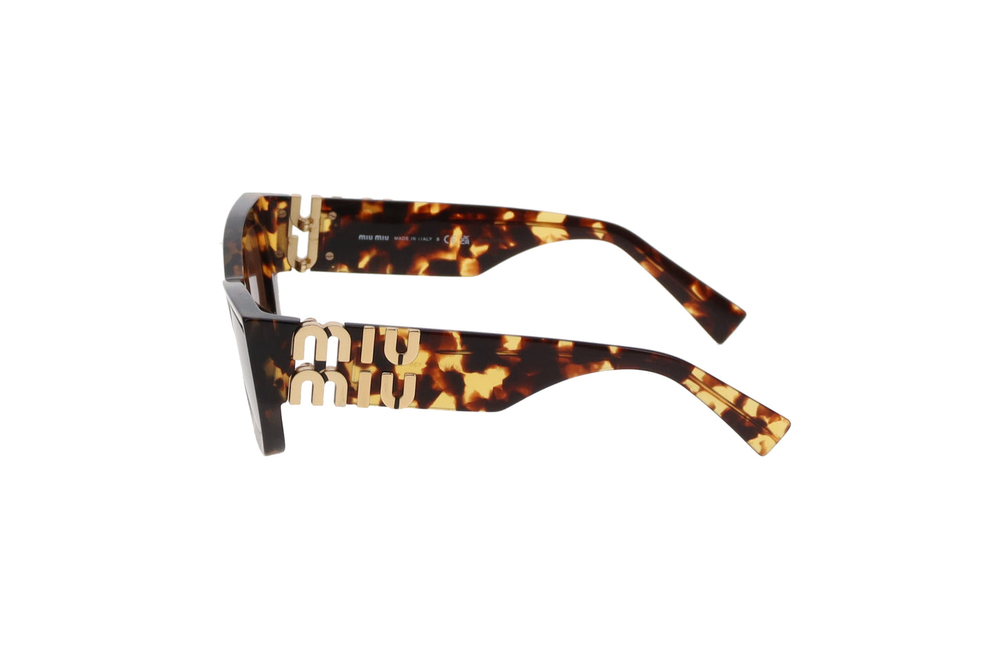 Miu Miu Sunglasses Tortoise Logo Side SMU 09W