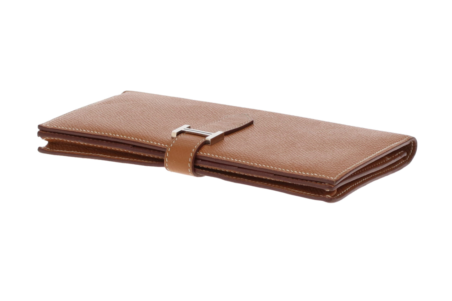 Hermes Bearn Wallet Gold Epsom PHW 2017