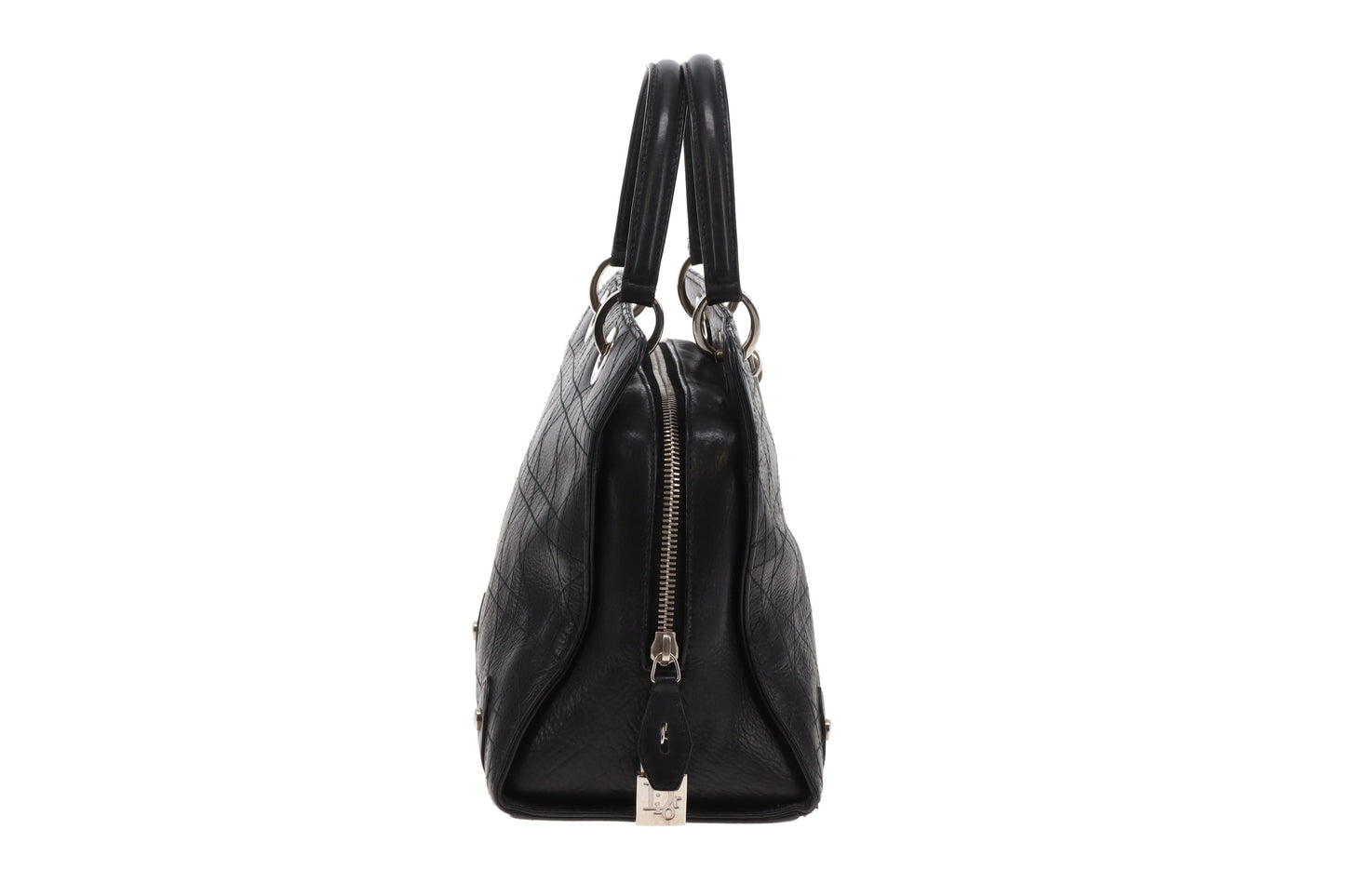 Dior Cannage Small Tote Black SHW 2004