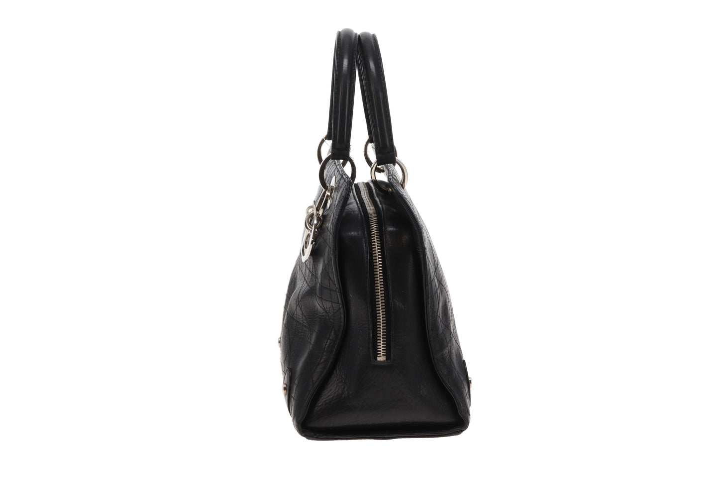 Dior Cannage Small Tote Black SHW 2004