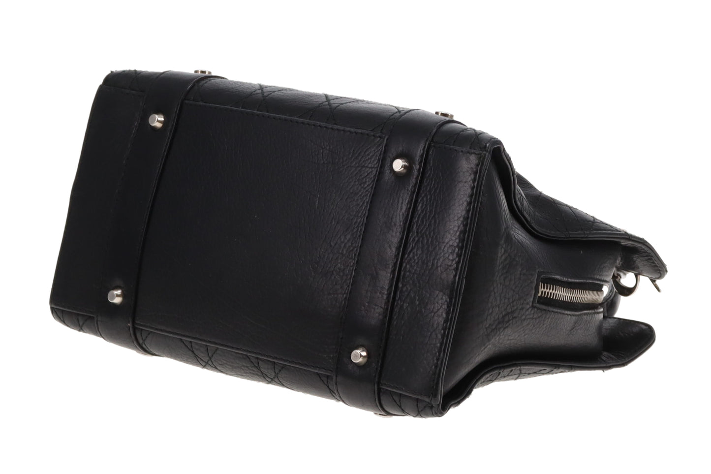 Dior Cannage Small Tote Black SHW 2004