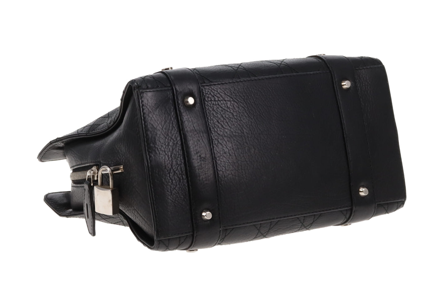 Dior Cannage Small Tote Black SHW 2004