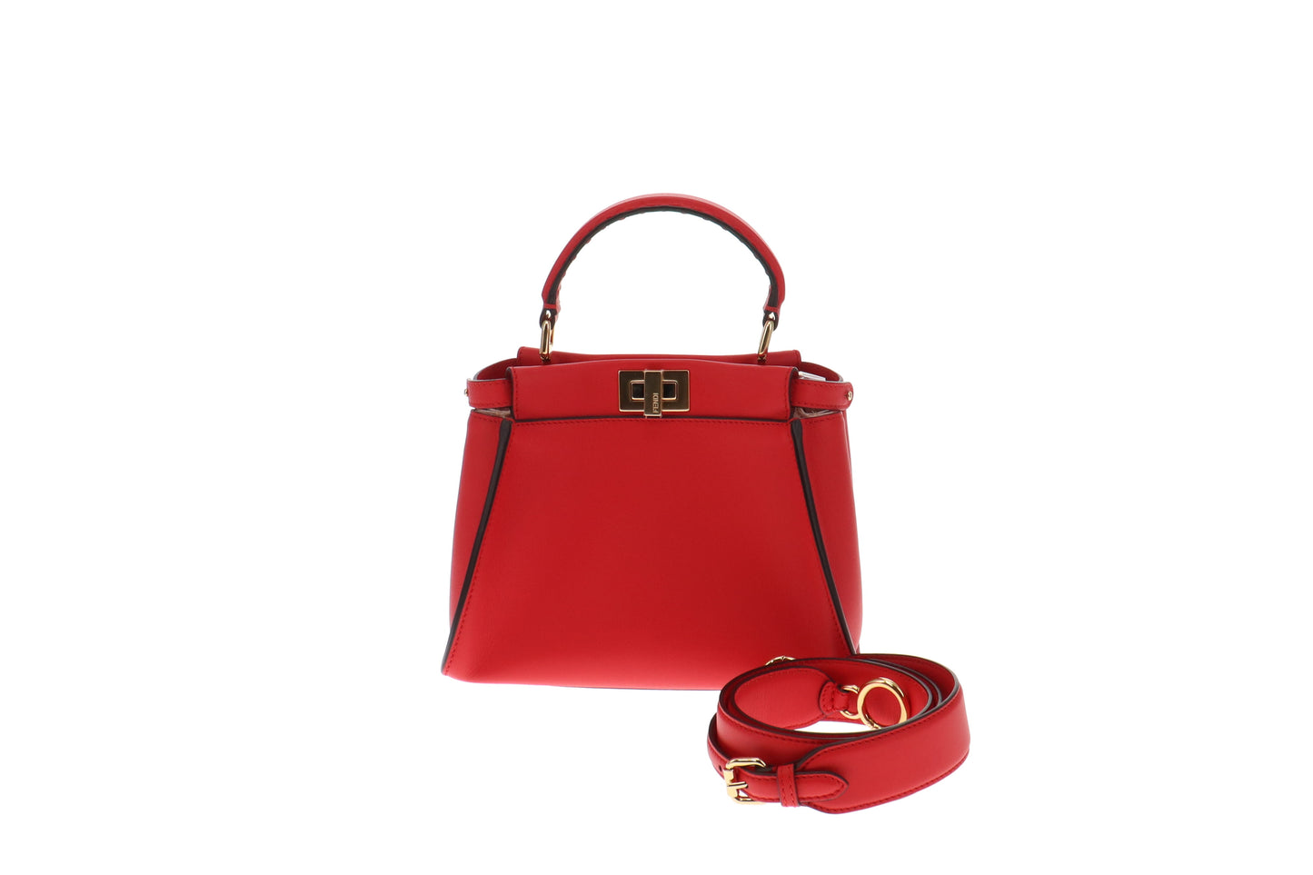 Fendi Cardinale Red Peekaboo Mini
