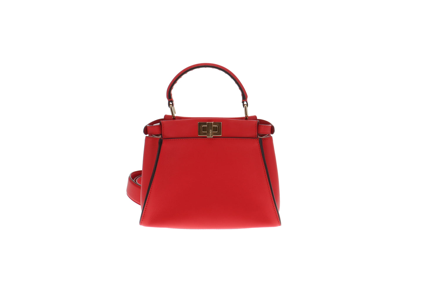 Fendi Cardinale Red Peekaboo Mini