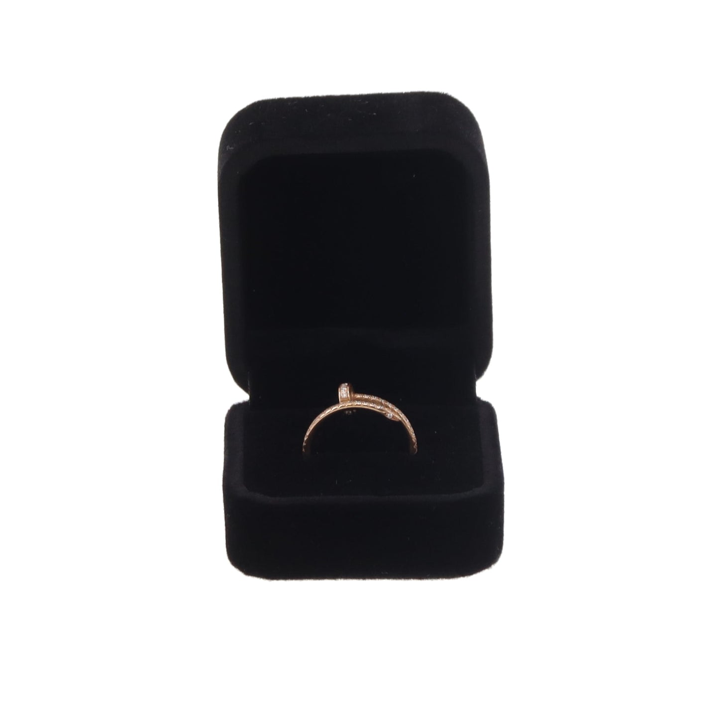Cartier Juste Un Clou Small Model Half-Paved Rose Gold - size 53