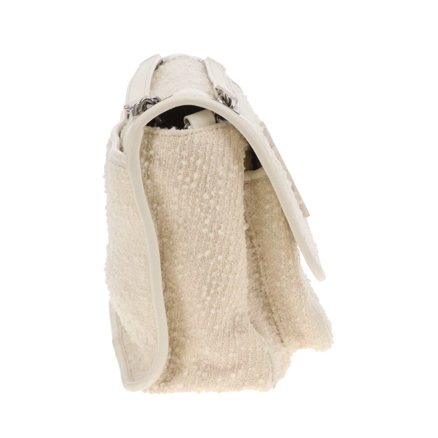 Saint Laurent Niki Medium Cream Tweed and Leather 2021