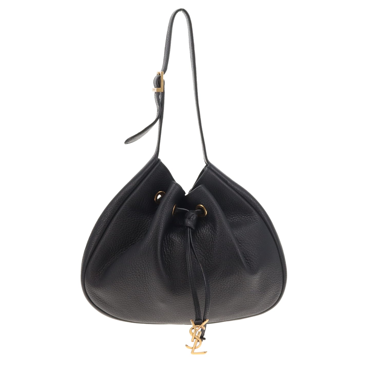 Saint Laurent Paris VII Grained leather small hobo