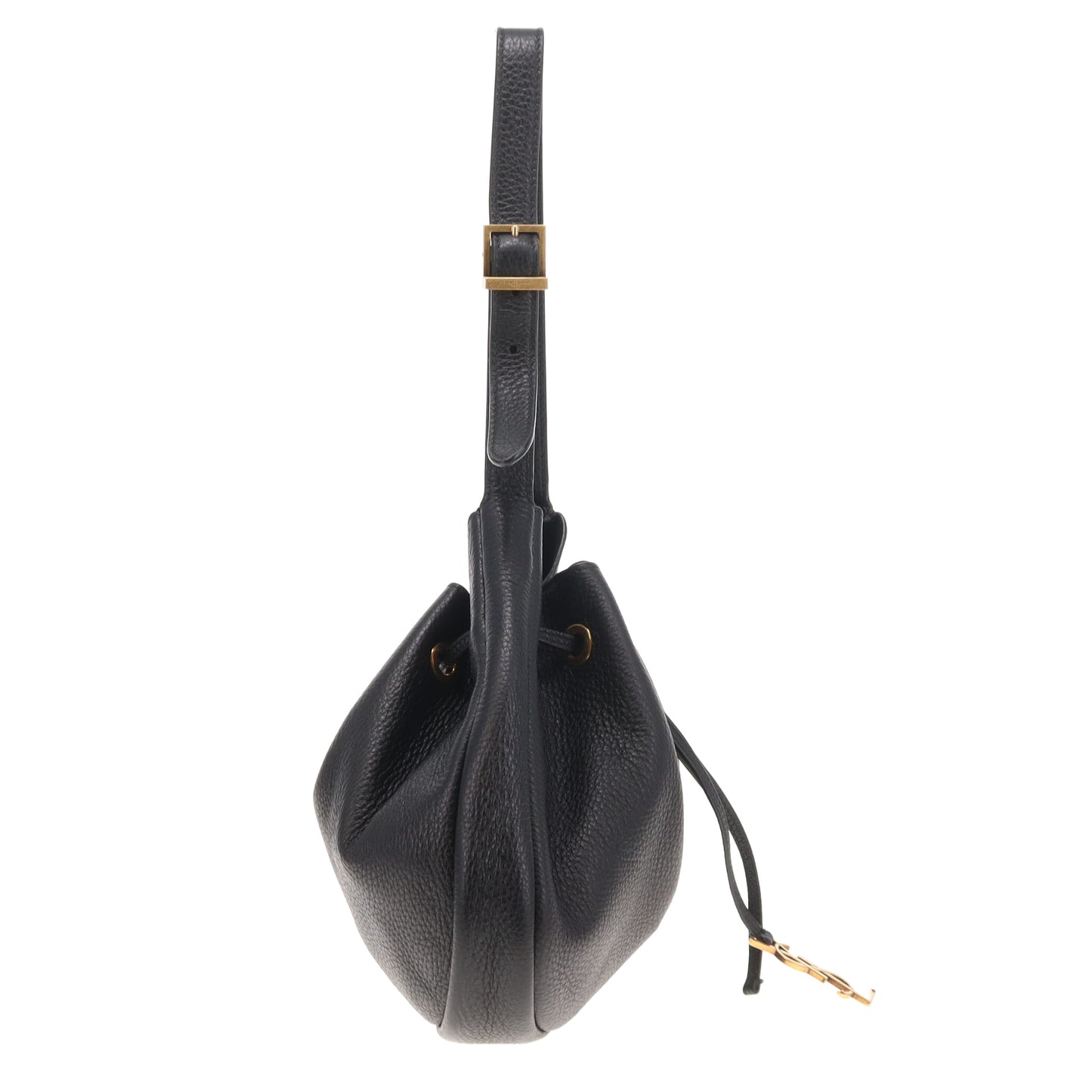 Saint Laurent Paris VII Grained leather small hobo