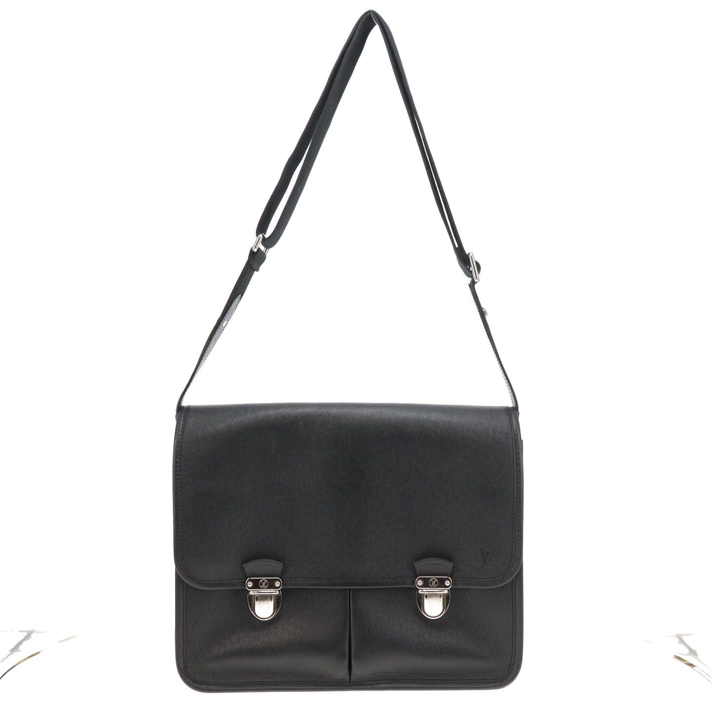 Louis Vuitton Alexei Messenger Bag Taiga Leather Ardoise