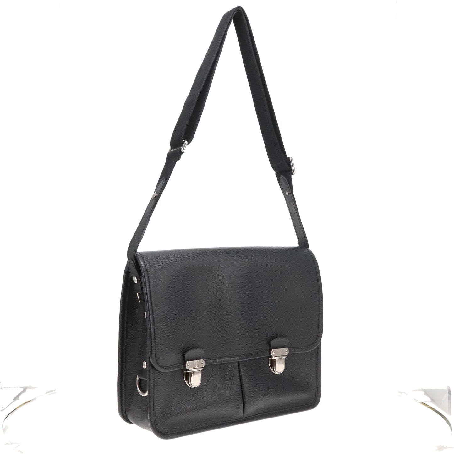 Louis Vuitton Alexei Messenger Bag Taiga Leather Ardoise