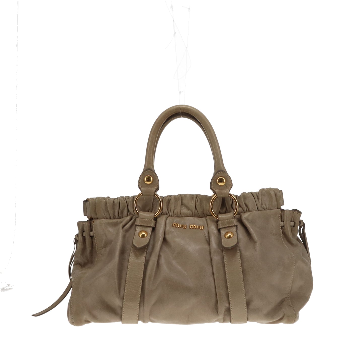 Miu Miu  2 way Bag Sage Green GHW