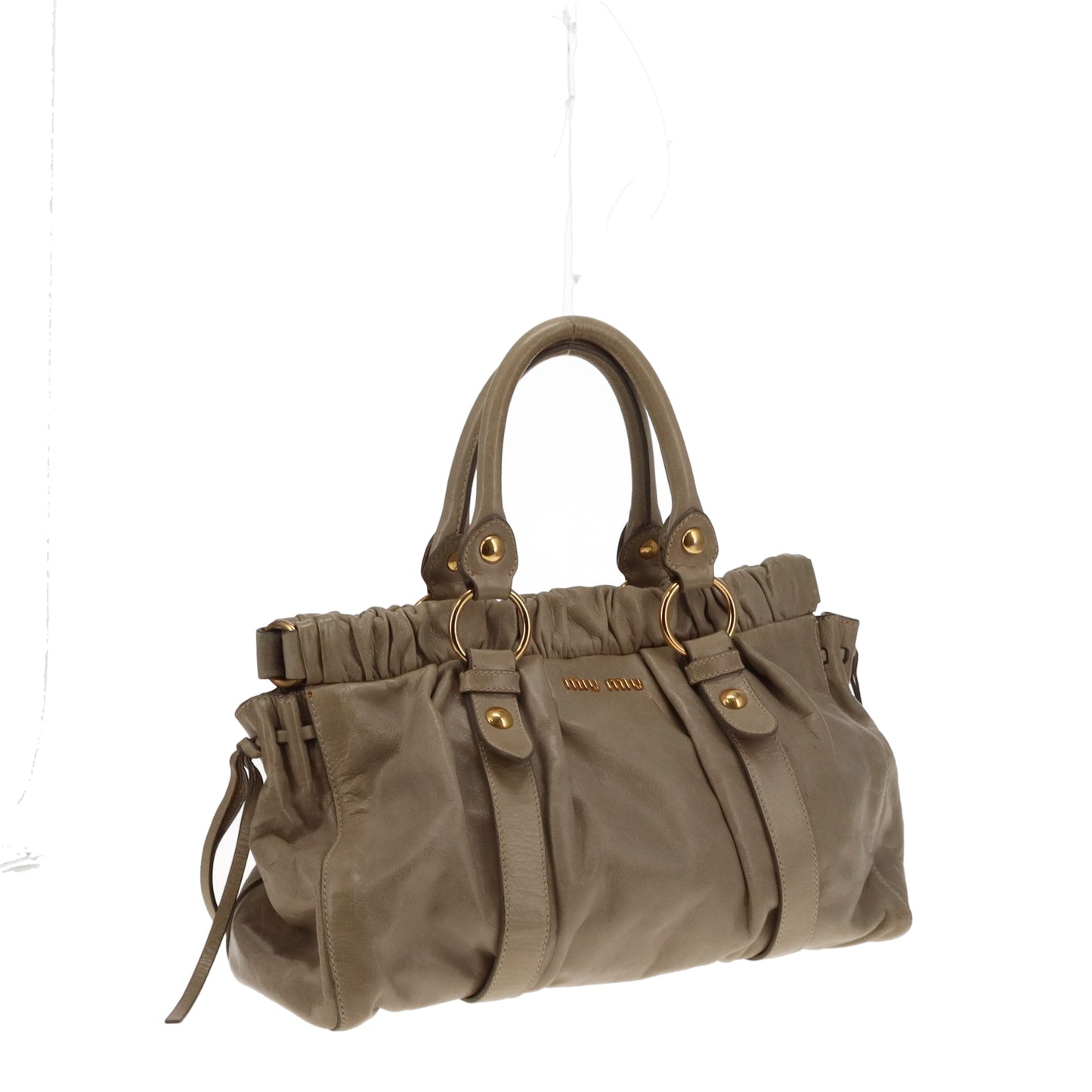 Miu Miu  2 way Bag Sage Green GHW