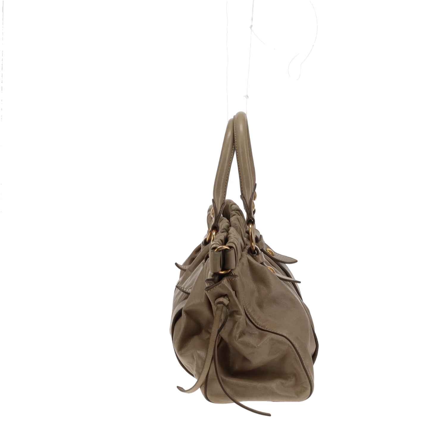 Miu Miu  2 way Bag Sage Green GHW