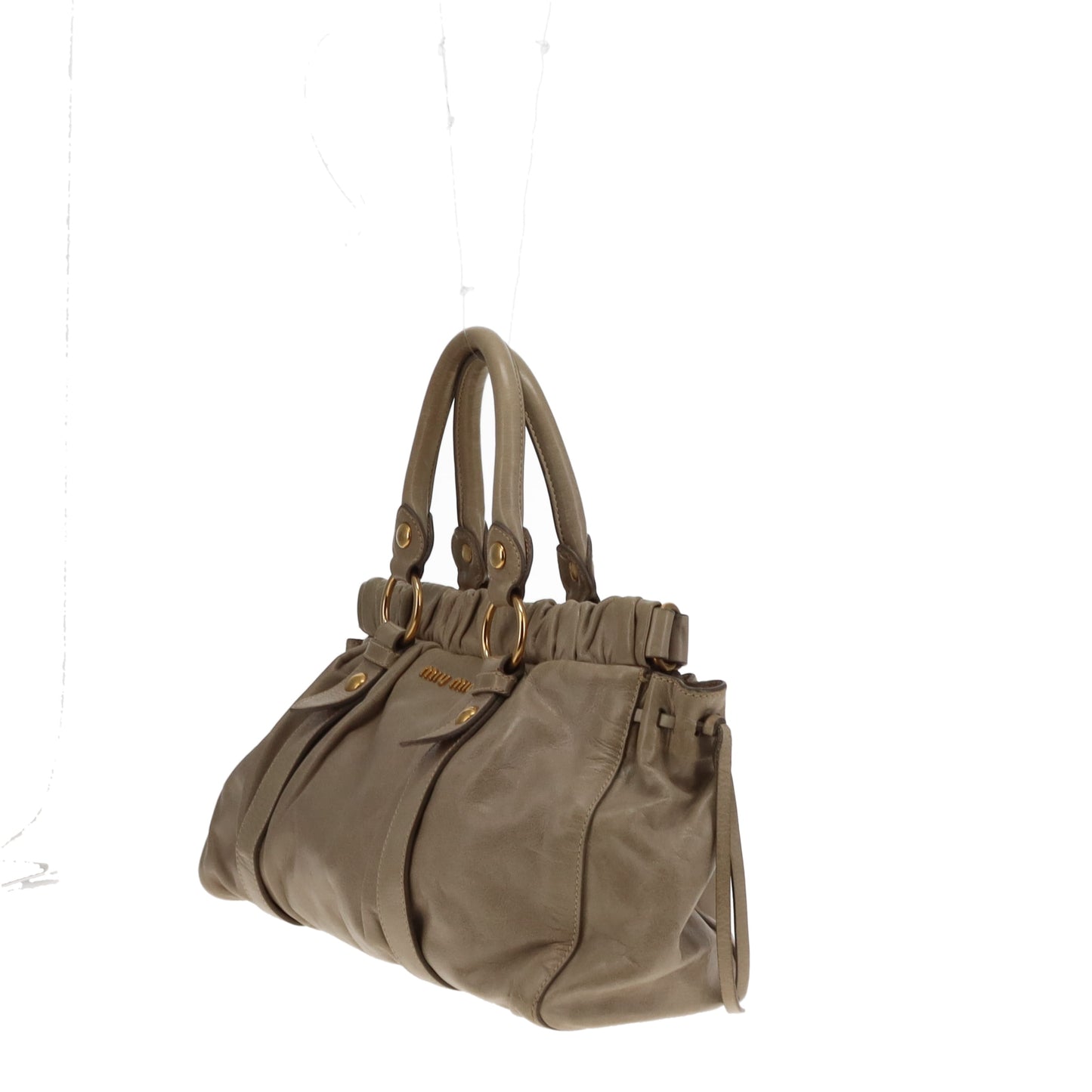 Miu Miu  2 way Bag Sage Green GHW