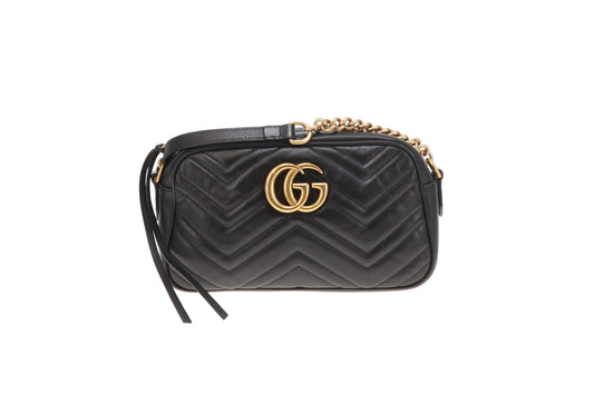 Gucci Marmont Camera Bag Small Black GHW
