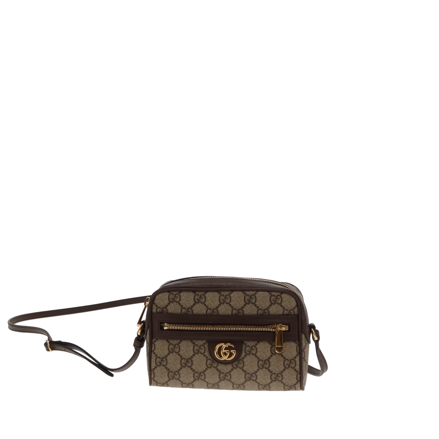 Gucci Ophidia Mini Camera Crossbody GG Supreme/Ebene Leather GHW