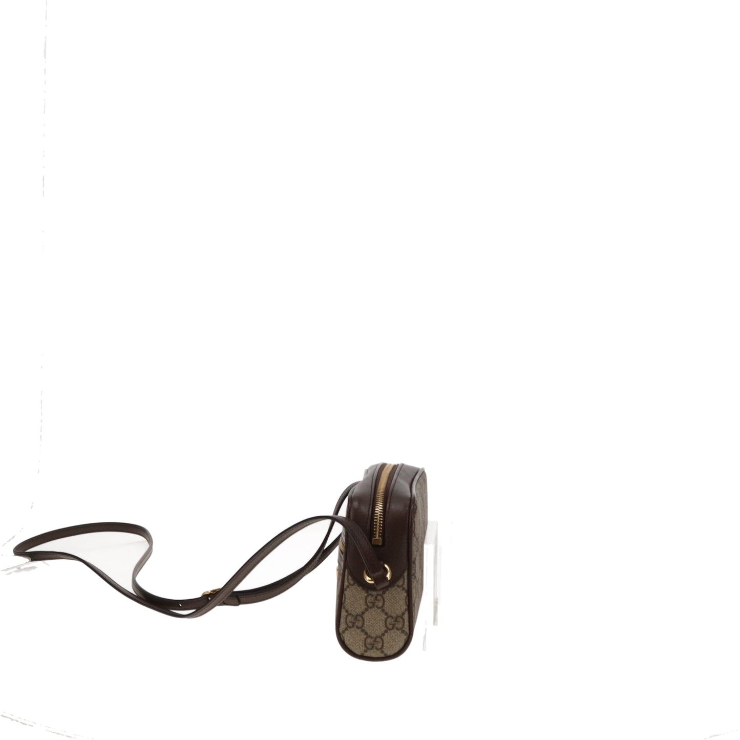 Gucci Ophidia Mini Camera Crossbody GG Supreme/Ebene Leather GHW