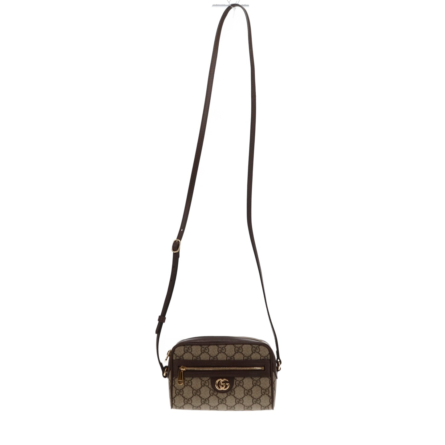 Gucci Ophidia Mini Camera Crossbody GG Supreme/Ebene Leather GHW