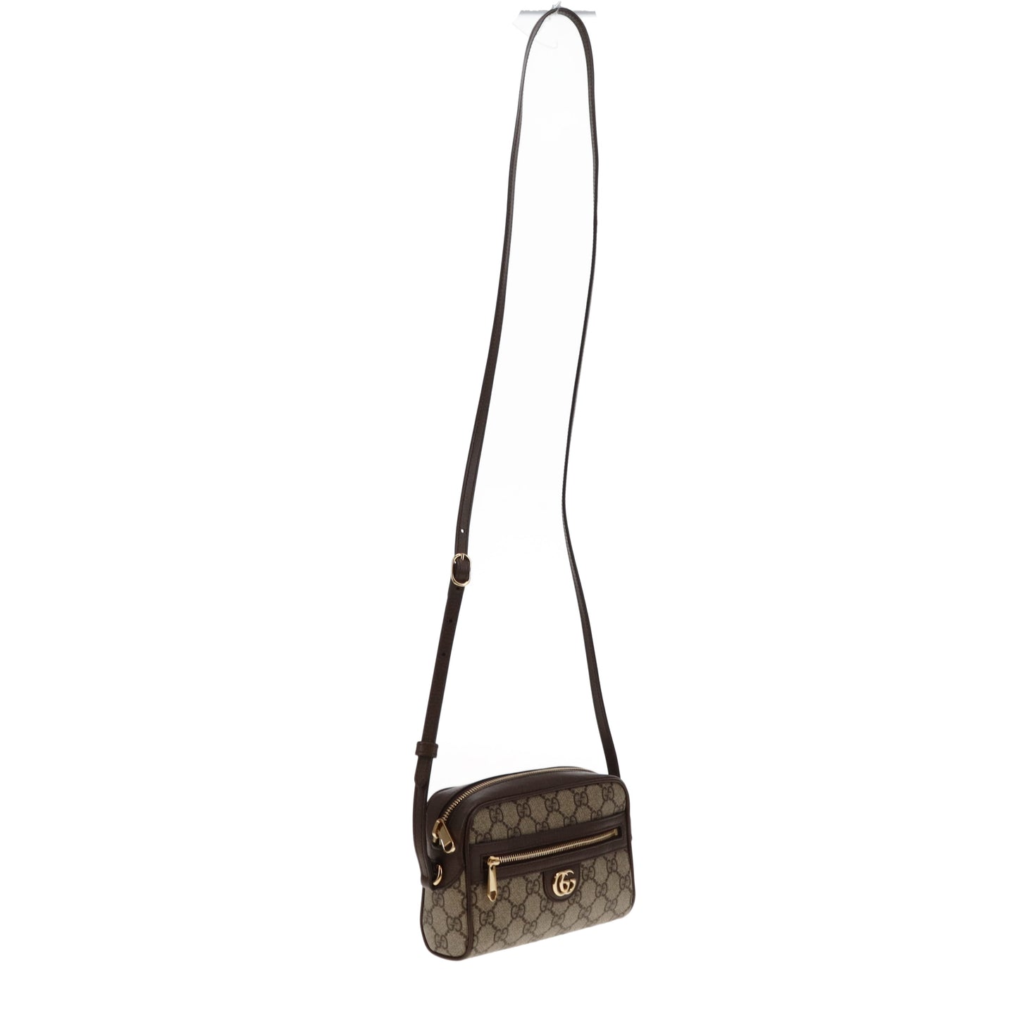 Gucci Ophidia Mini Camera Crossbody GG Supreme/Ebene Leather GHW
