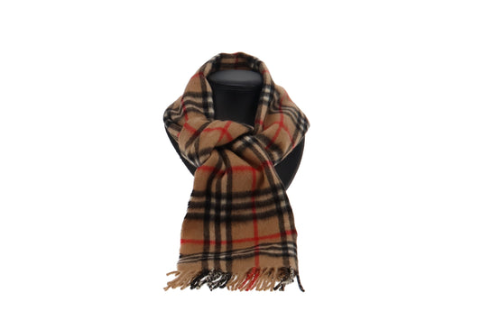 Burberry Classic House Check 100% Cashmere Scarf