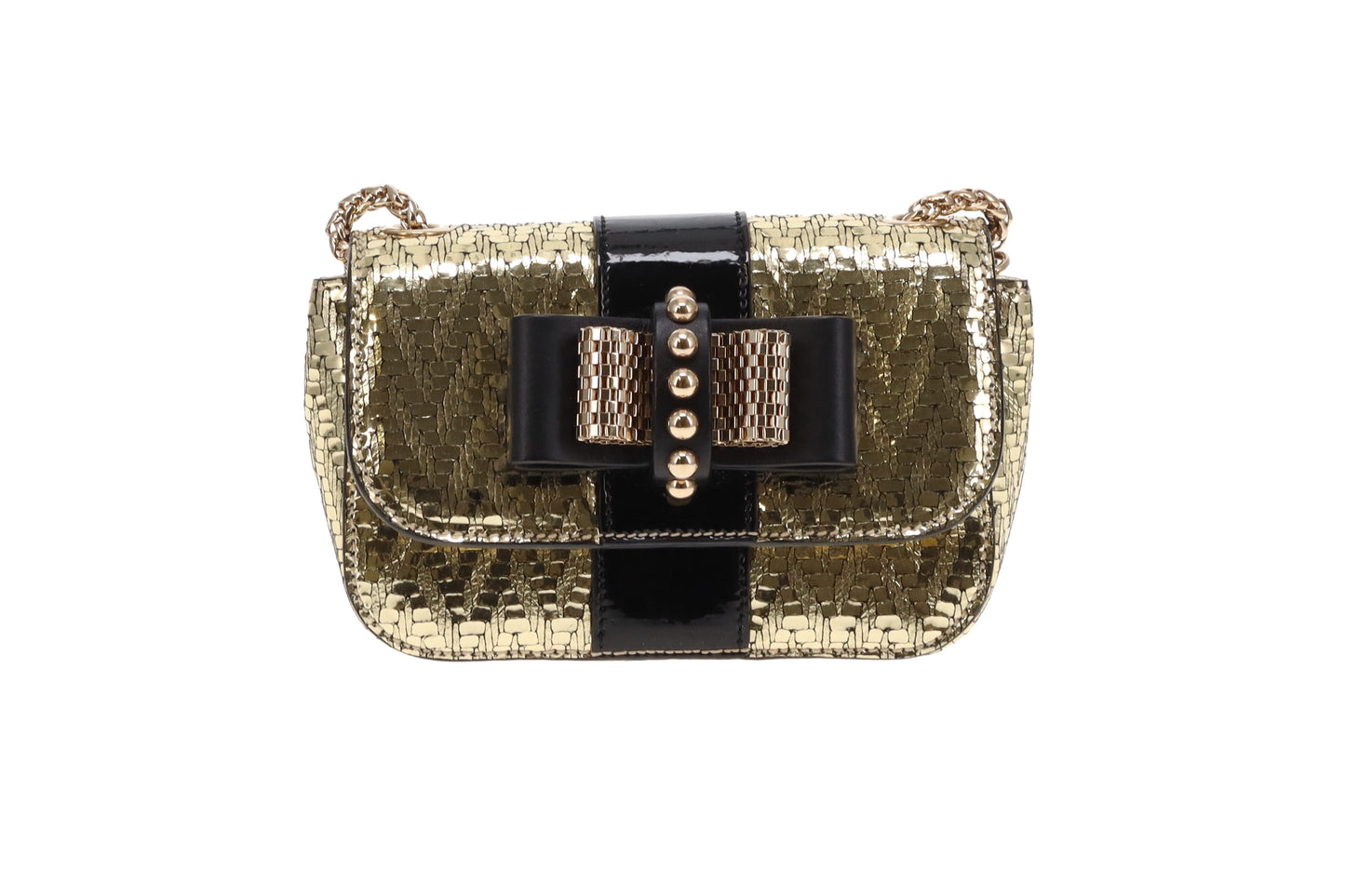 Christian Louboutin Metallic Champagne Sweet Charity