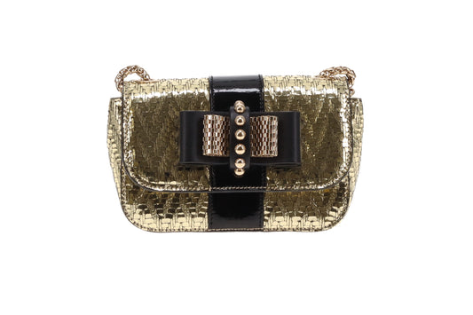 Christian Louboutin Metallic Champagne Sweet Charity