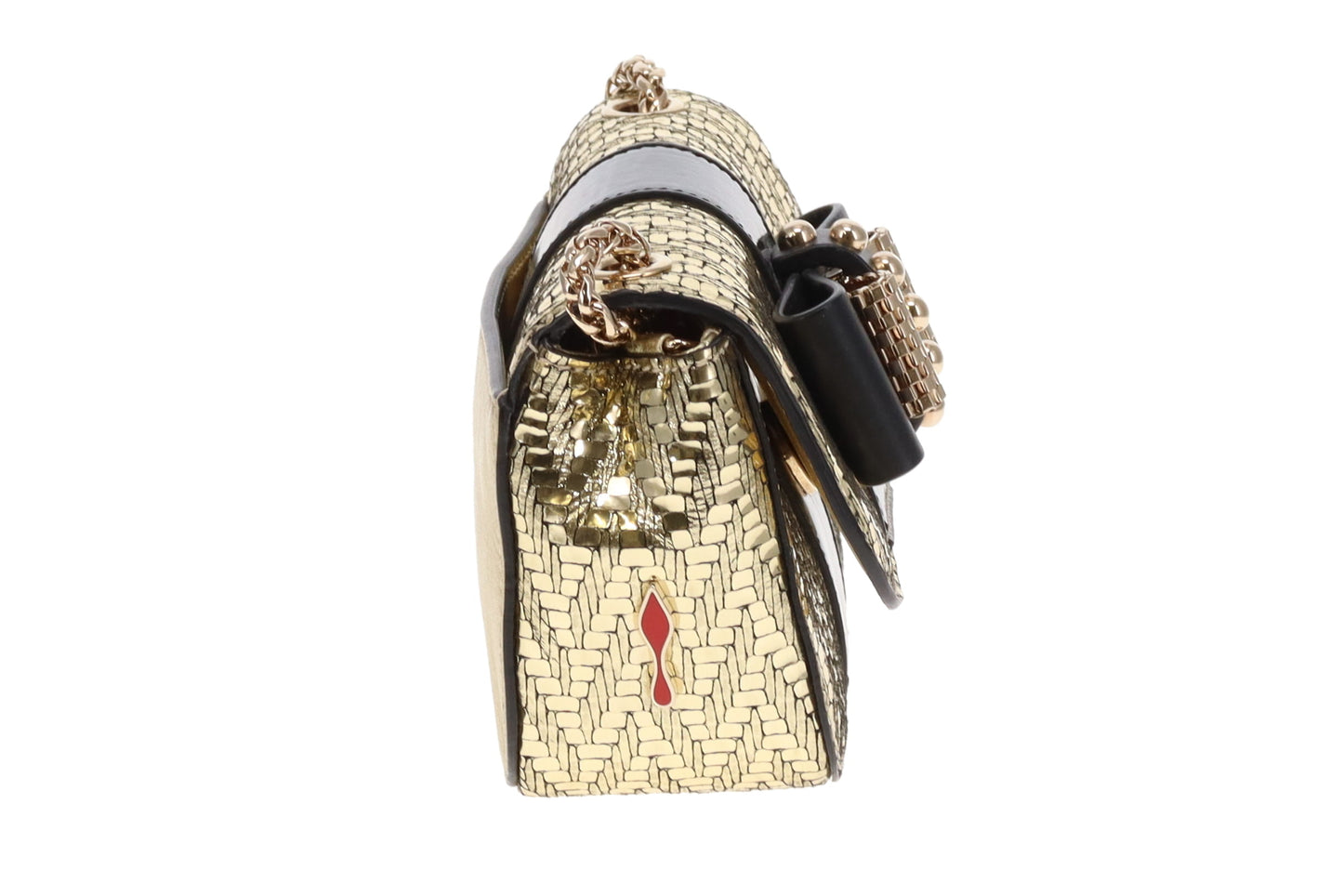Christian Louboutin Metallic Champagne Sweet Charity