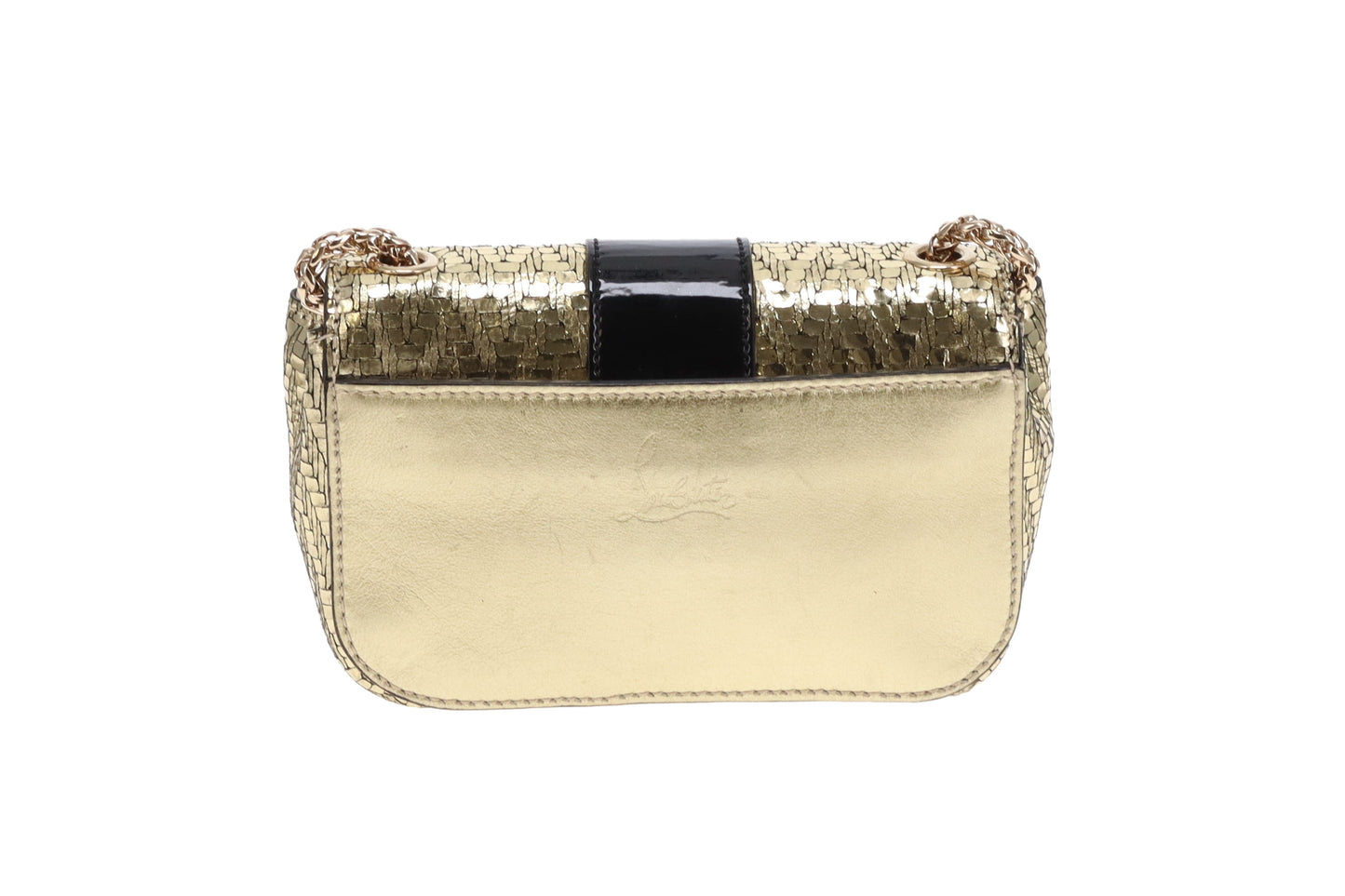 Christian Louboutin Metallic Champagne Sweet Charity