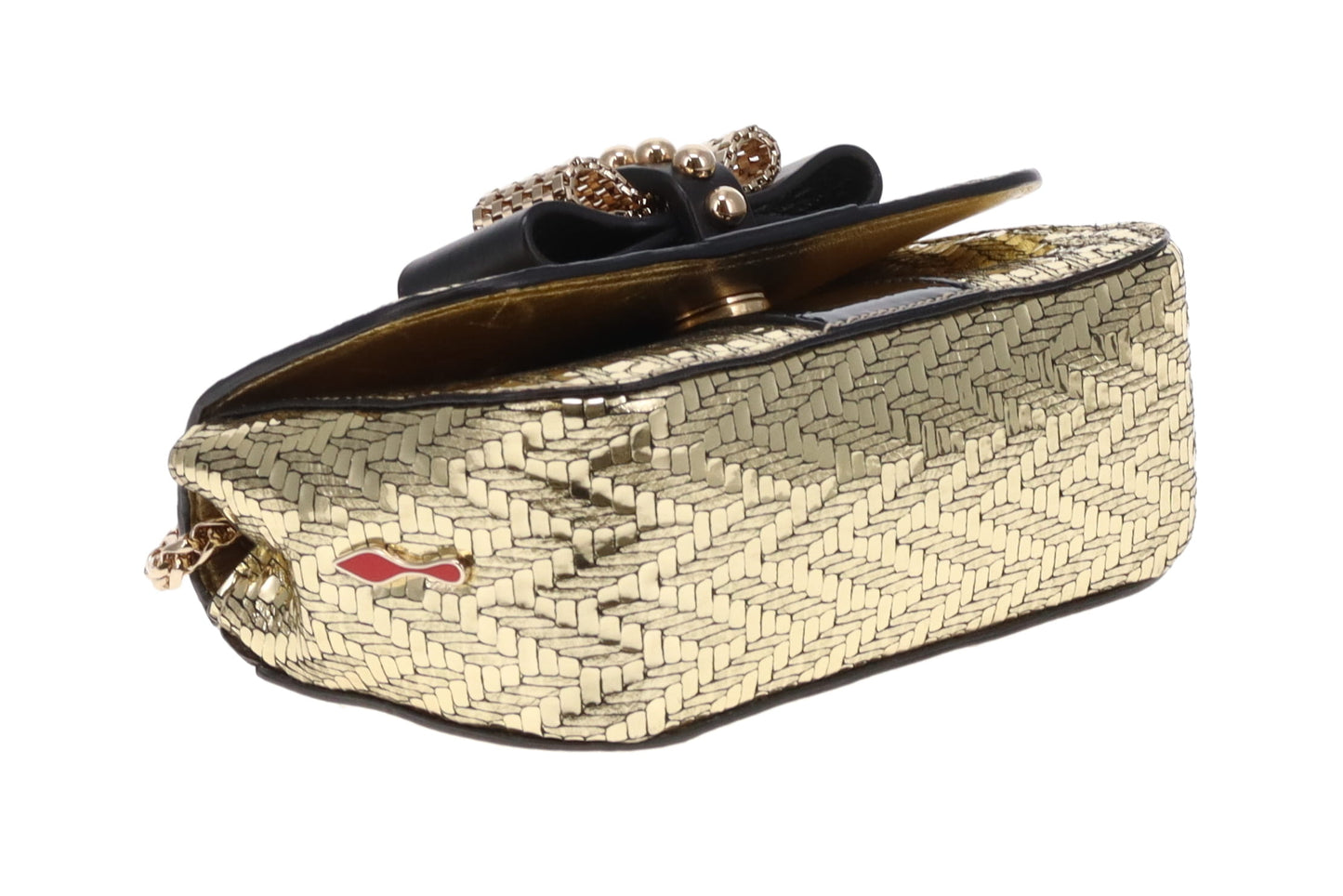 Christian Louboutin Metallic Champagne Sweet Charity