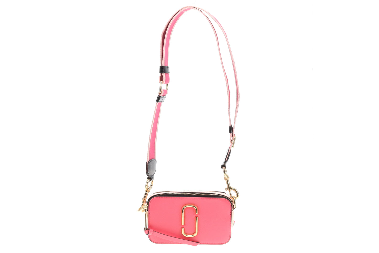 Marc Jacobs The Snapshot Multi Pink With Logo Strap