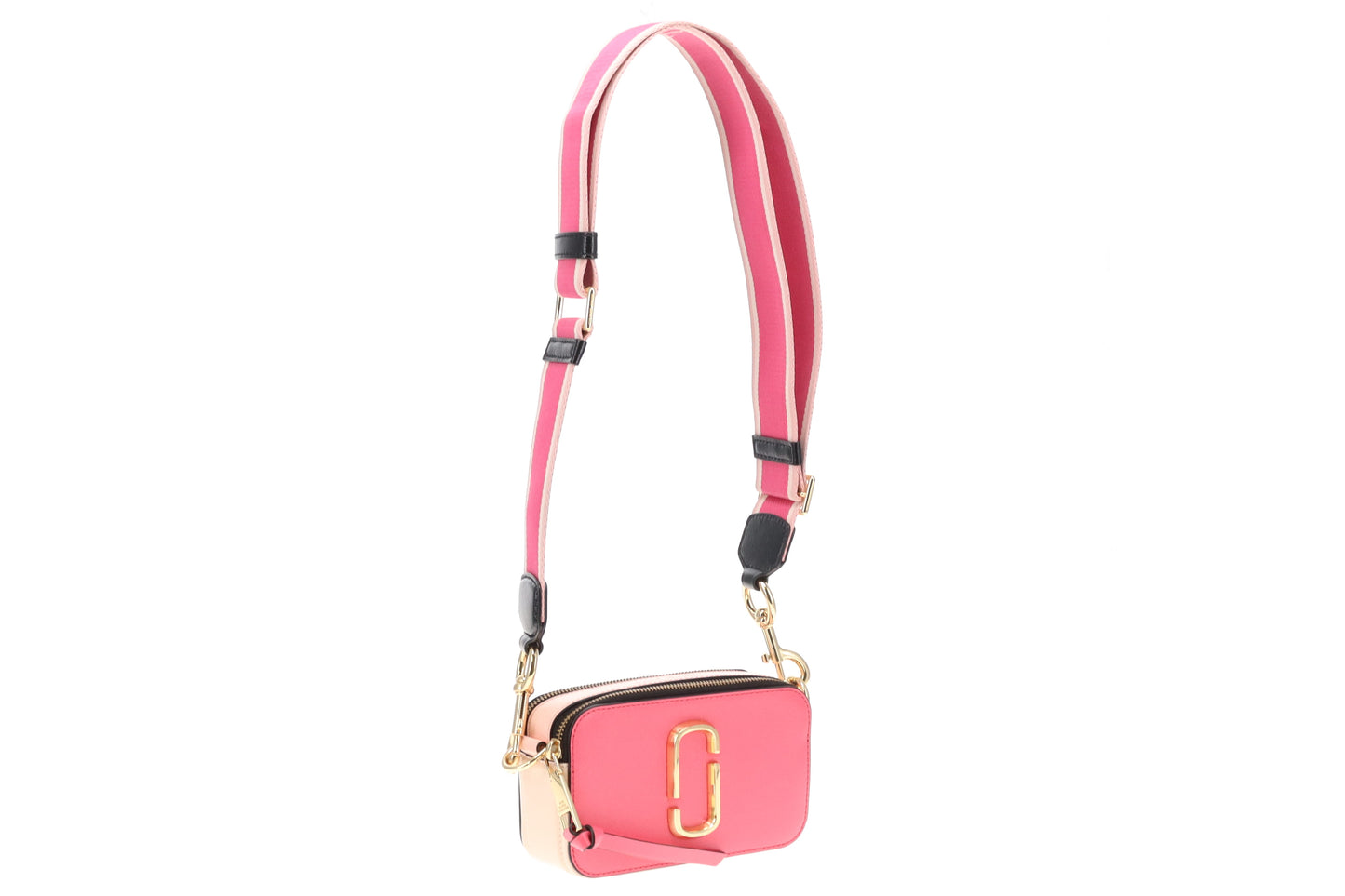 Marc Jacobs The Snapshot Multi Pink With Logo Strap