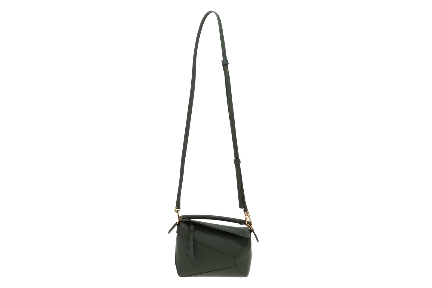 Loewe Mini Puzzle Bag Bottle Green