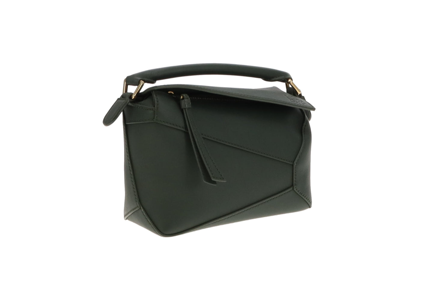 Loewe Mini Puzzle Bag Bottle Green