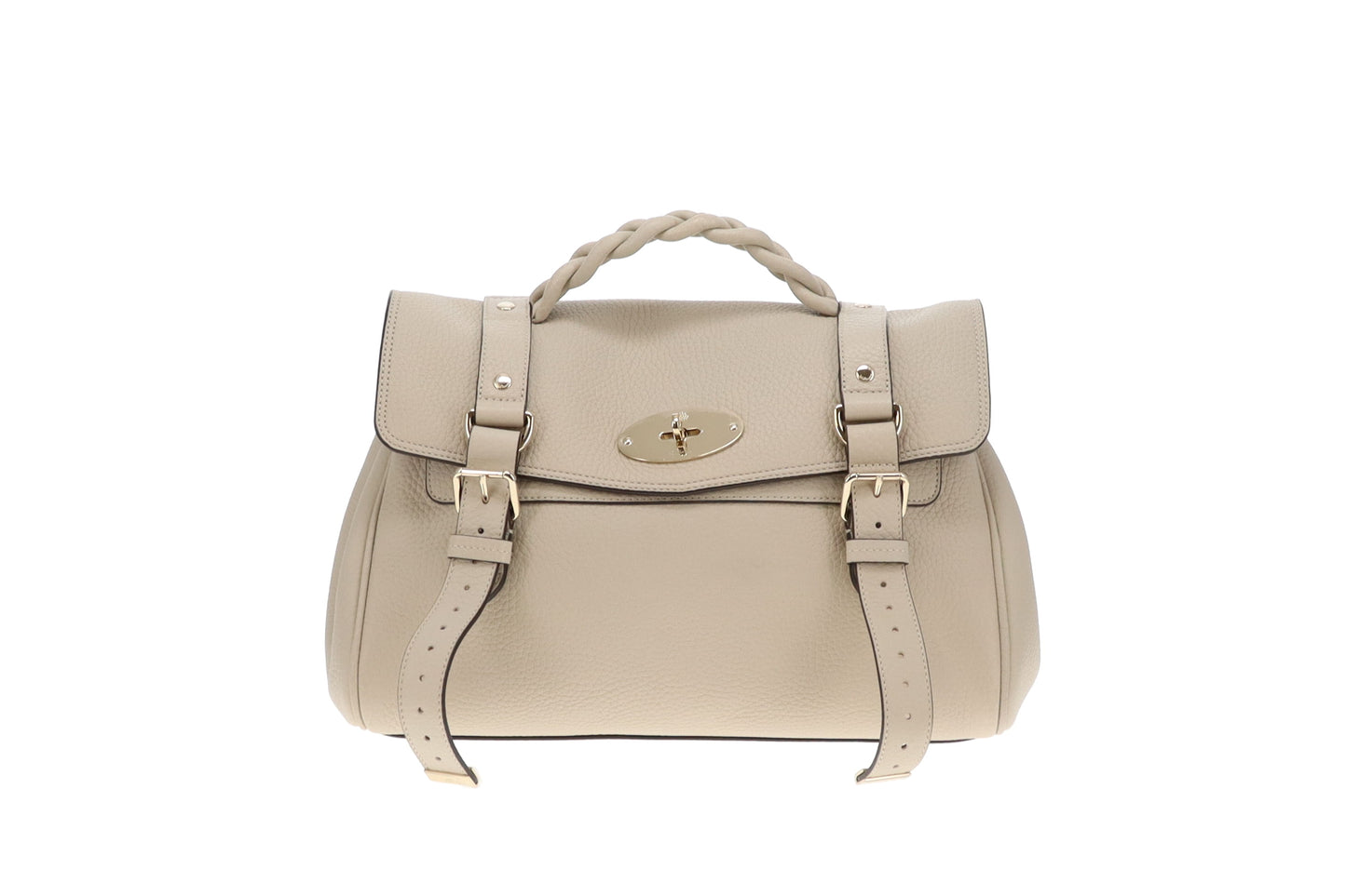 Mulberry Alexa Regular Chalk Heavy Grain Leather