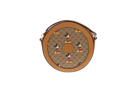 Gucci X Disney Round Mickey Mouse Crossbody Bag