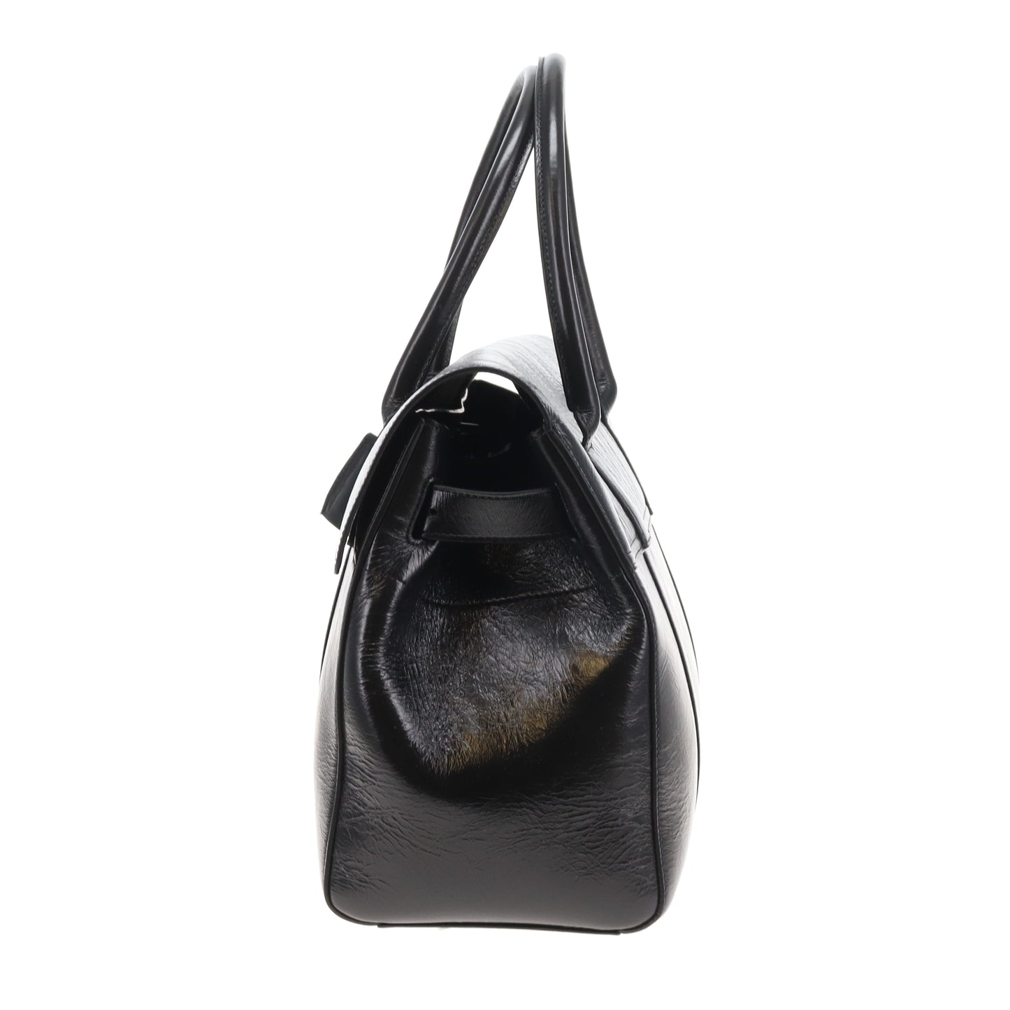 Mulberry Bayswater High Shine Leather with Crystal Postmans Lock