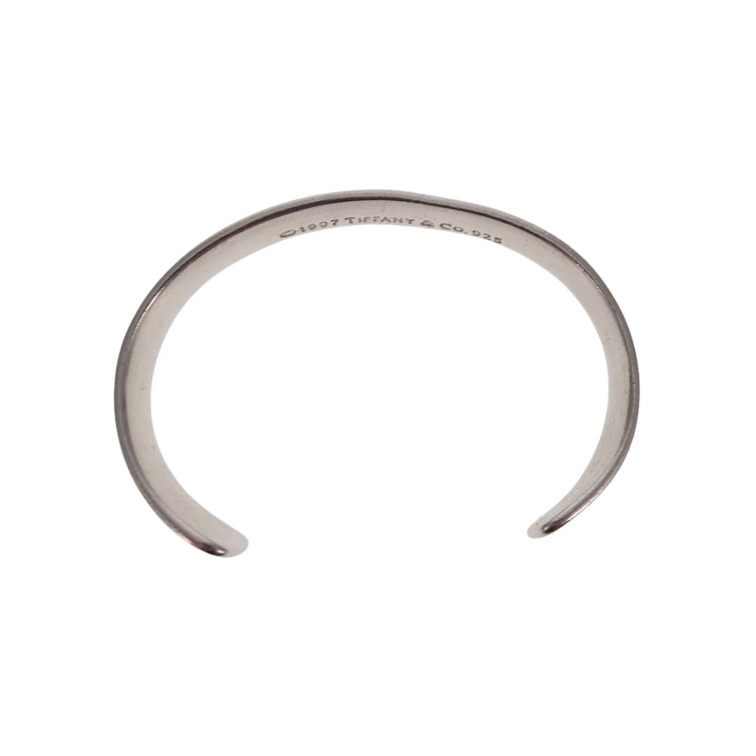 Tiffany & Co 1837 Cuff Bracelet In Sterling Silver Vintage