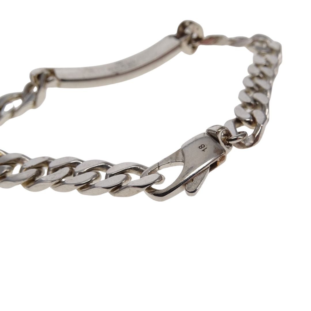 Gucci ID Chain GG Bracelet Sterling Silver (18)