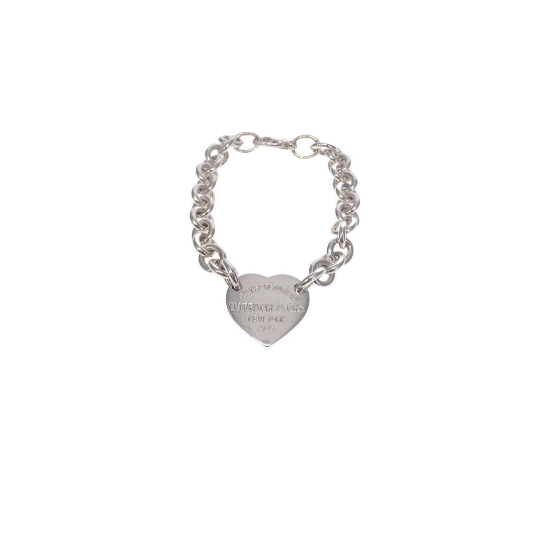 Tiffany & Co Heart Tag Return To Tiffany Chain Bracelet Sterling Silver