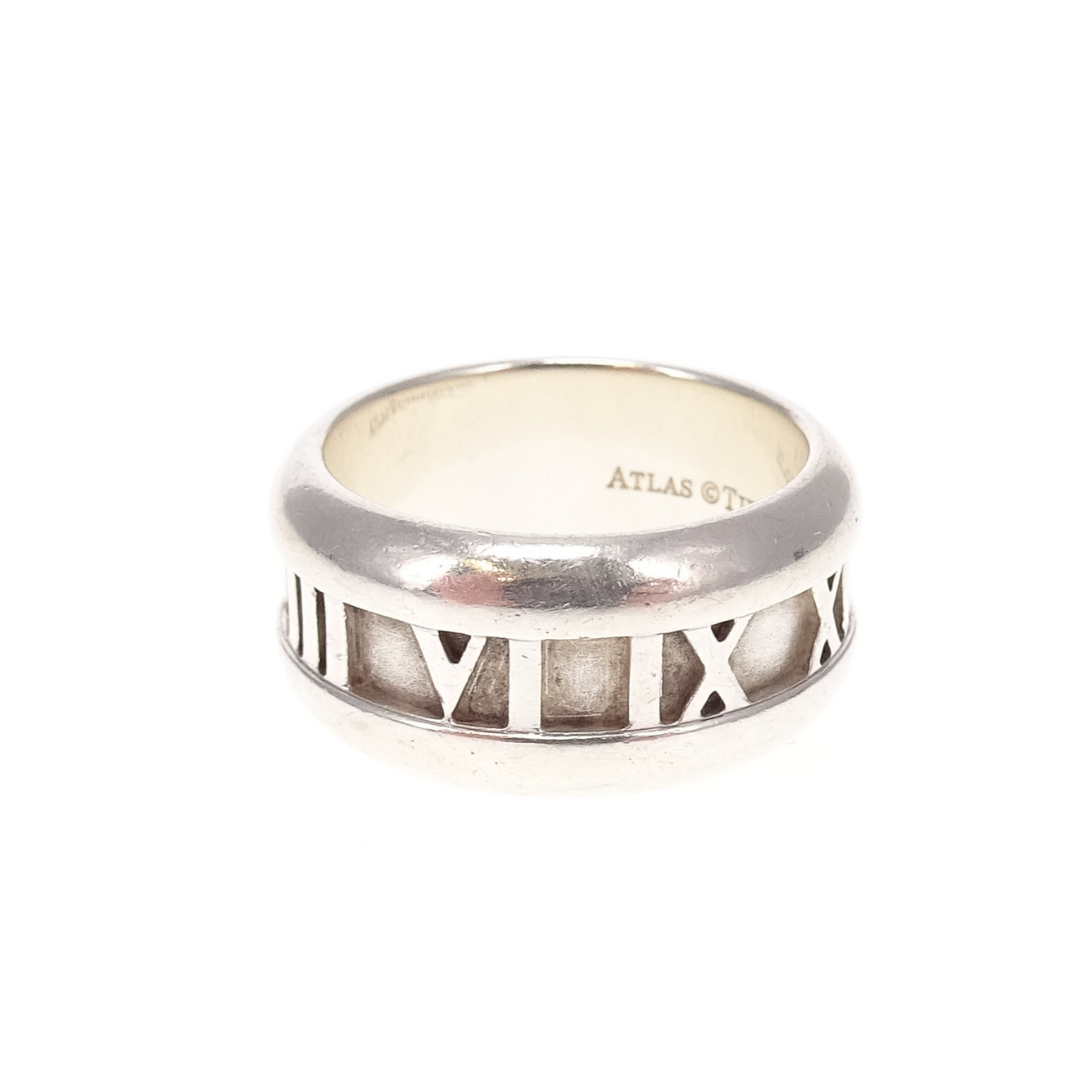 Tiffany & Co Atlas Ring Sterling Silver size 51 925 SS