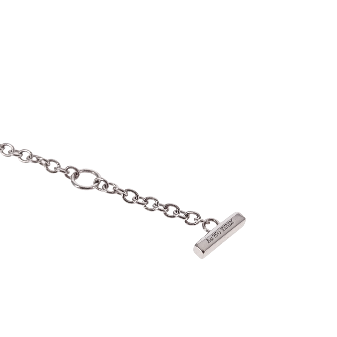 Tiffany & Co T Smile Bracelet In White Gold With Brilliant Diamonds