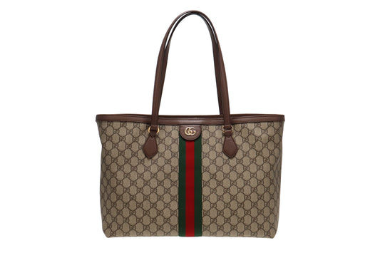 Gucci GG Supreme Web Ophidia Tote Bag