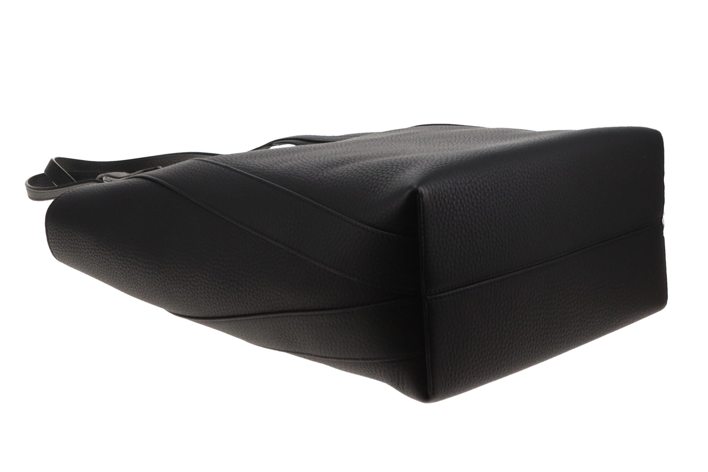 Mulberry North South Bayswater Tote Black Heavy Grain GHW