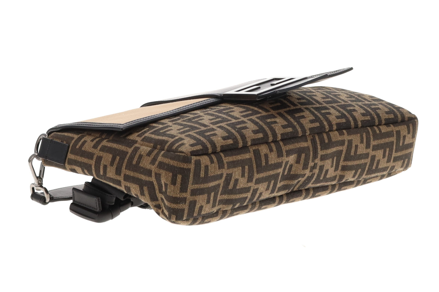 Fendi Baguette Large Convertible Belt Bag Zucca and Canvas