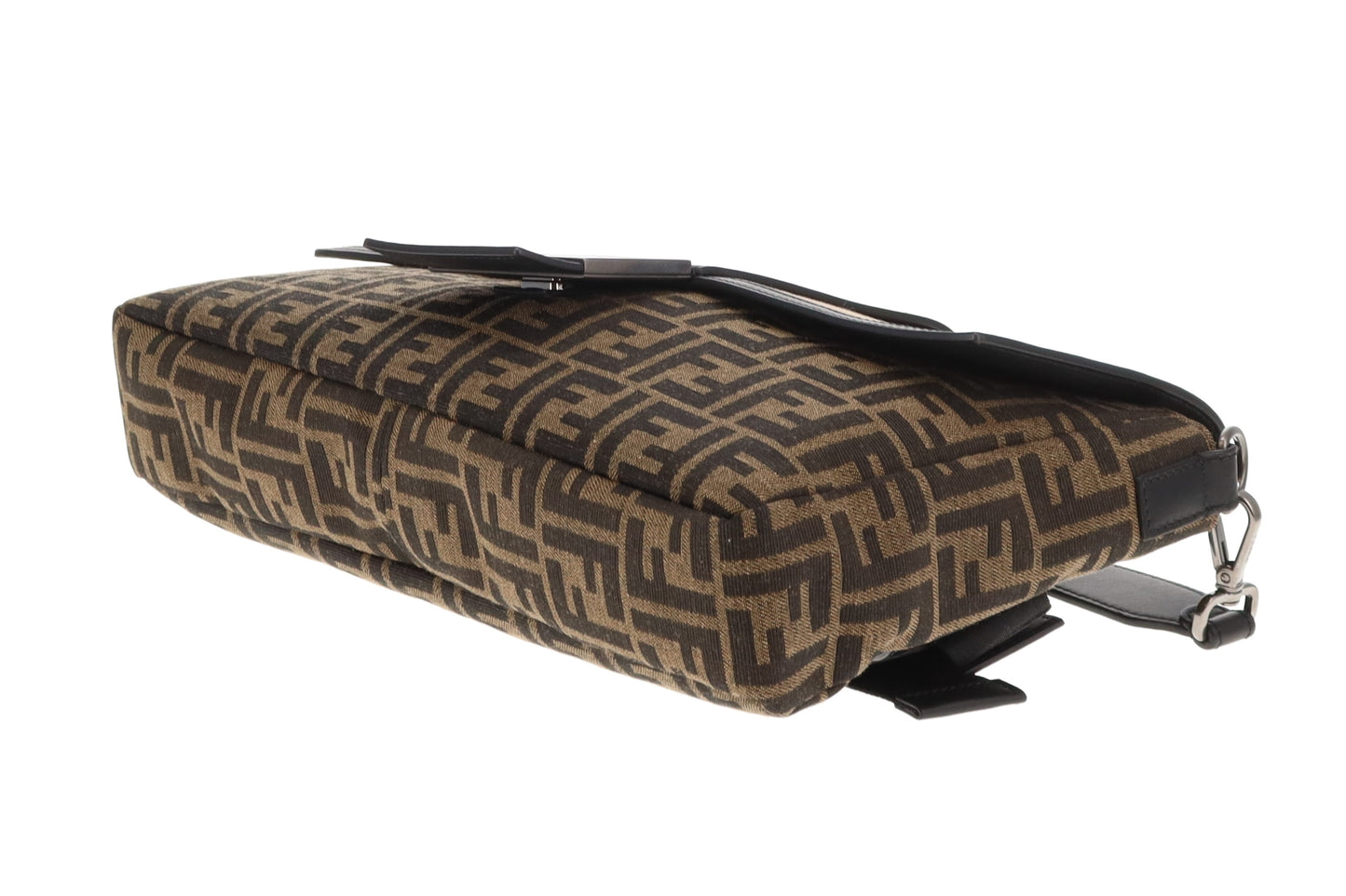 Fendi Baguette Large Convertible Belt Bag Zucca and Canvas