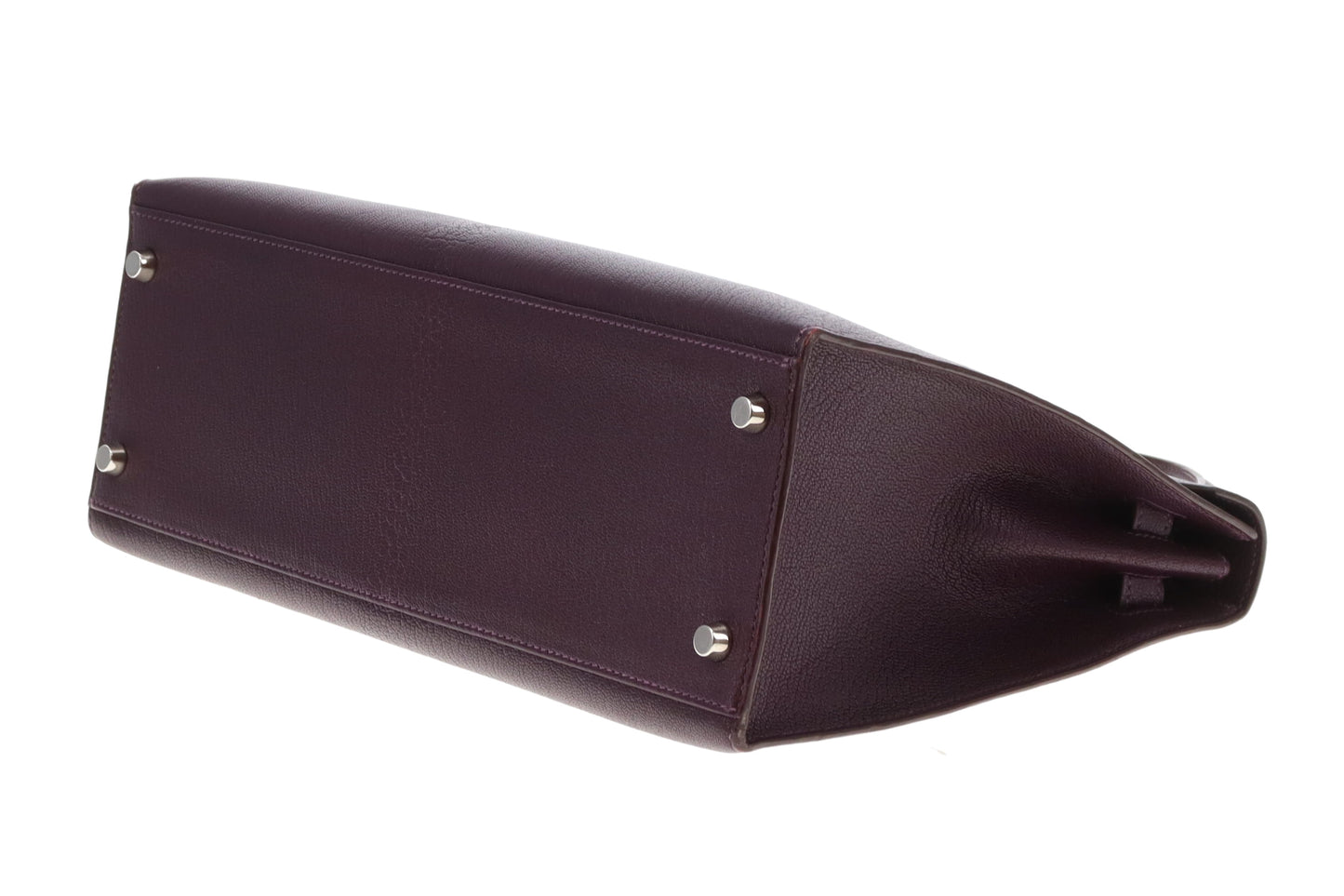 Hermes Kelly 32 Sellier Chevre De Coromandel Raisin PHW 2005