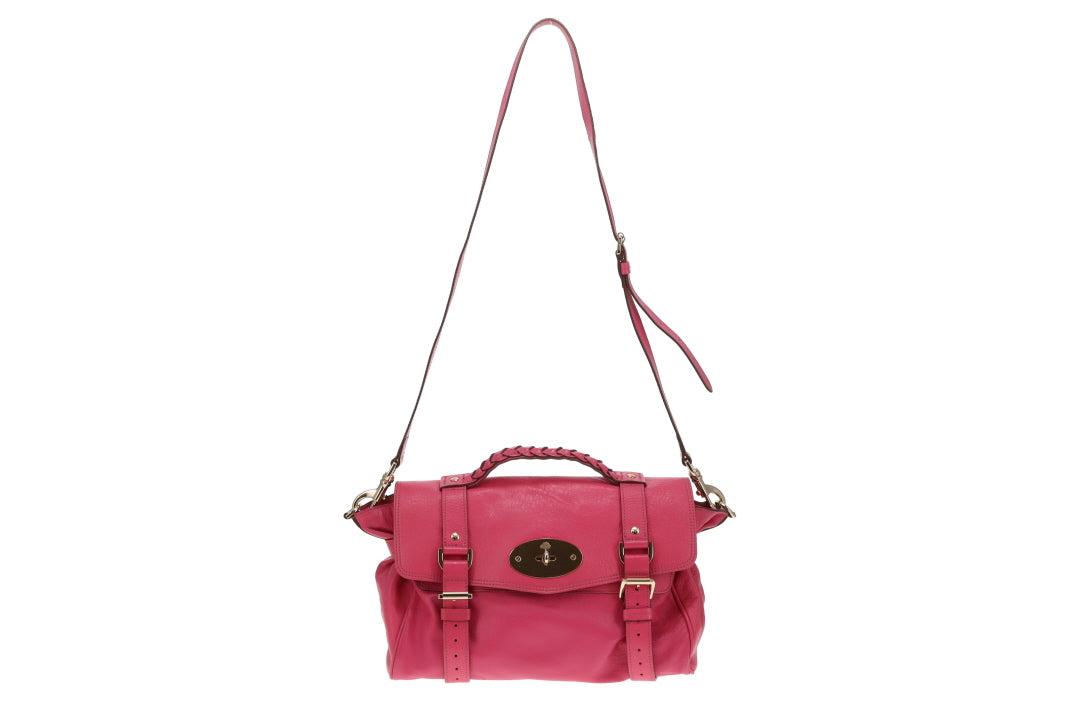 Mulberry Alexa Pink In Soft Buffalo Leather Regular