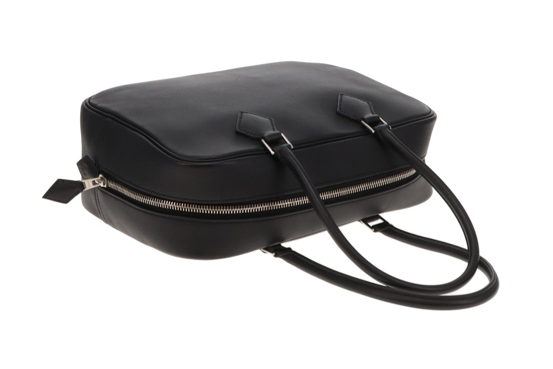Hermes Plume 28 Black Swift PHW 2014