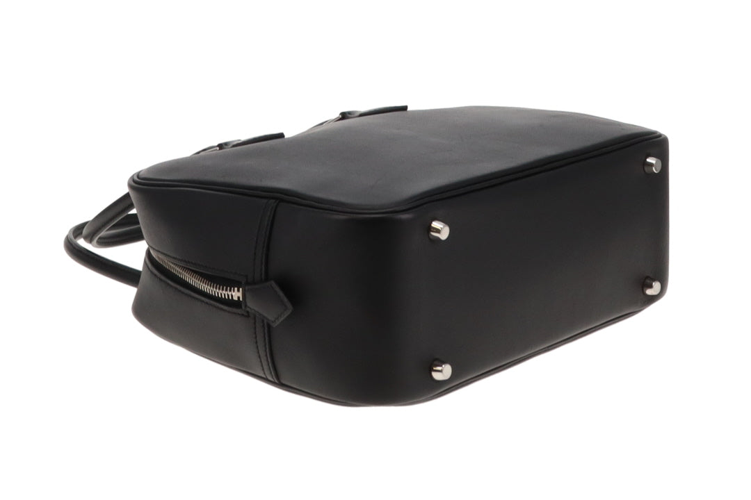 Hermes Plume 28 Black Swift PHW 2014