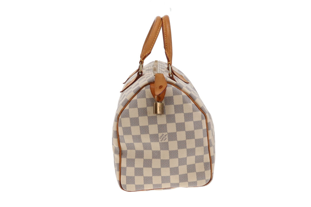 Louis Vuitton Speedy 30 Damier Azur DU2008 - 2008